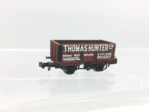 Graham Farish 377-2009K N Gauge 7 Plank Wagon Thomas Hunter, Rugby