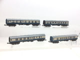 Lima N Gauge BR Blue/Grey Mk1 Coaches x4