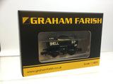 Graham Farish 378-004 N Gauge 20T Anchor-Mounted Tank Wagon 'Shell/BP' Black