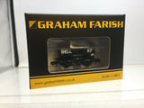 Graham Farish 378-004A N Gauge 20T Anchor-Mounted Tank Wagon 'Shell/BP' Black