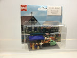 Busch 7707 HO/OO Gauge Stall with Potatoes