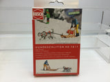 Busch 7817 HO/OO Gauge Dog Sledge Action Set