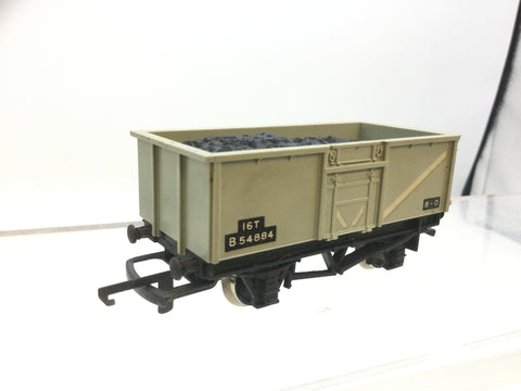 Wrenn W4655 OO Gauge BR Mineral Wagon Grey B54884 BOXED