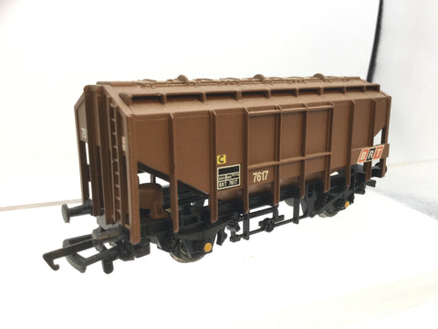Bachmann 33-125A OO Gauge BRT Brown 35t Bulk Grain Wagon 7617