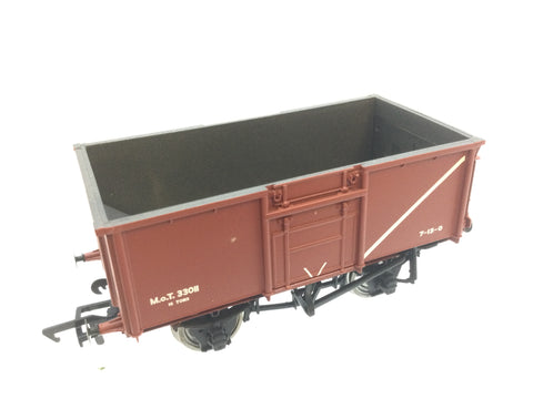 Bachmann 37-376 OO Gauge 16t Pressed End Door Steel Mineral Wagon MOT Bauxite