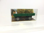 Busch 210005911 HO/OO Gauge Farm Trailer with Hay Rolls and Milk Churns
