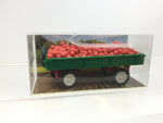 Busch 210010220 HO/OO Gauge Green Farm Trailer with Apples
