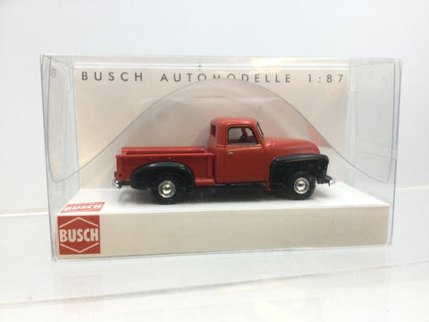 Busch 48230 HO/OO Gauge Chevrolet Pick-up Truck (Red)