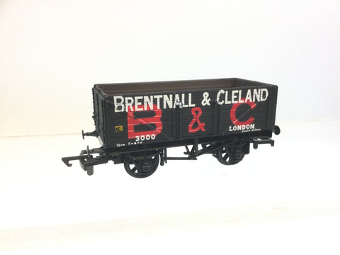 Mainline 937387 OO Gauge 7 Plank Wagon Brentnall and Cleland