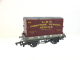 Mainline 37433 OO Gauge LMS 1 Plank Wagon & Container