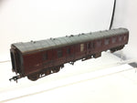 Bachmann 39-076F OO Gauge BR Maroon Mk1 Brake Corr 2nd Coach W34315 Weathered