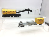 Bachmann 1446 HO Gauge Crane Car and Floodlight Car Union Pacific