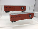 Athearn 5535 HO Gauge 50' Box Car Illinois Central IC13598 x2