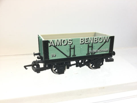 Hornby R116 OO Gauge 5 Plank Wagon Amos Benbow, Birmingham