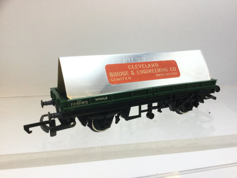 Triang/Hornby R19 OO Gauge Winkle Plate Wagon Cleveland Bridge & Engineering Co