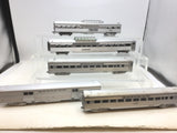 Set of 5 HO Gauge Santa Fe Passenger Cars