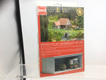 Busch 1390 HO/OO Gauge Concrete Garage with Combine Harvester Kit