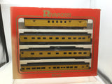Rivarossi 6965 HO Gauge 1930's Set of 4 Union Pacific Passenger Cars (Set B)