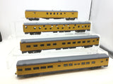 Rivarossi 6965 HO Gauge 1930's Set of 4 Union Pacific Passenger Cars (Set B)