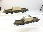 Bachmann 38-345A/38-346A OO Gauge BR FNA Nuclear Flask Wagons