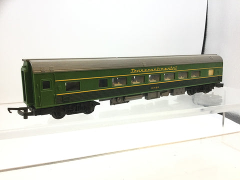 Triang/Hornby R338 OO Gauge Transcontinental Green Diner Car