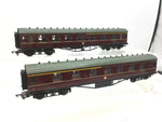 Mainline 937327 OO Gauge LMS Maroon Stanier Coach M3868M x2