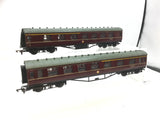 Mainline 937327 OO Gauge LMS Maroon Stanier Coach M3868M x2