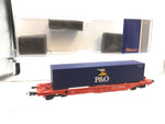 Roco HO Gauge DB Cargo Container Wagon 81 80 475 3 412-3 (P&O Container)