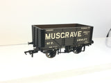 Bachmann 37-154 OO Gauge 8 Plank Wagon Musgrave, Armley