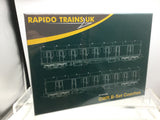Rapido Trains 946006 OO Gauge Dia E140 B Set Coaches – BR Maroon