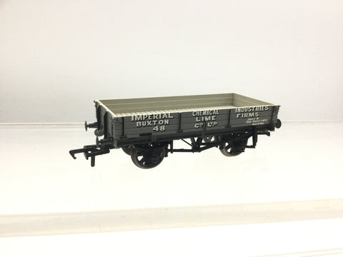 Bachmann 37-925 OO Gauge 3 Plank Wagon ICI Buxton Lime