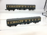 Graham Farish 374-080 N Gauge BR Blue/Grey Corr Brake Coach M21241 x2