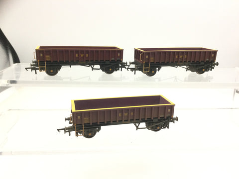 Hornby R6225 OO Gauge Triple Pack EWS MHA Coalfish Wagons