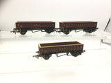 Hornby R6225 OO Gauge Triple Pack EWS MHA Coalfish Wagons
