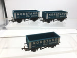 Hornby R220 OO Gauge Norstand Open Wagon x3