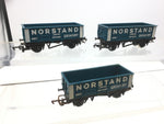 Hornby R220 OO Gauge Norstand Open Wagon x3