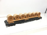 Bachmann 5543 N Gauge Flatcar, 50 Foot - New Haven - 84217
