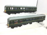 Bachmann 32-906 OO Gauge BR Green Class 108 2 Car DMU