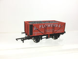 Dapol/Alton MRG OO Gauge 7 Plank Wagon A Flowers & Co
