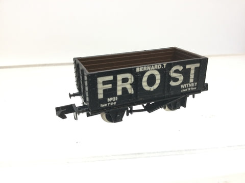 Graham Farish 2111 N Gauge 7 Plank Wagon Frost