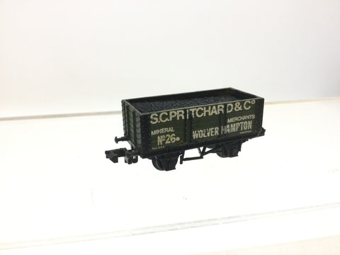 Graham Farish 2112 N Gauge 7 Plank Wagon Pritchard (L1)