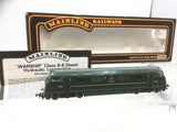 Mainline 37087 OO Gauge BR Green Class 42 Warship D825 Intrepid (Needs Attn)