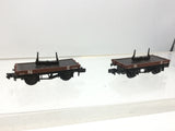 Peco NR-39E N Gauge NE Bolster Wagon Bauxite 23255