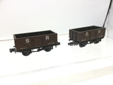 Peco NR-41S N Gauge SR 7 Plank Wagon x2