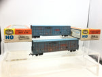 Life-Like 08995 HO Gauge Thrall Door Box Car Bennett x2 (WEATHERED)