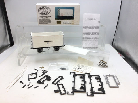 Parkside PS48 O Gauge GWR Tevan Goods Van Kit (PARTIALLY BUILT)