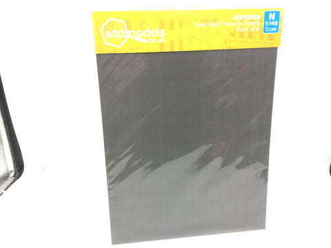 ATD Models ATD12038 N Gauge Slate Roofing Texture Pack