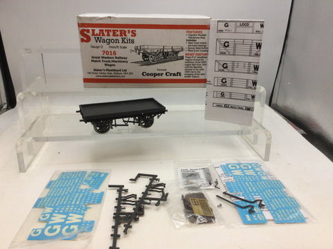 Slaters 7016 O Gauge GWR Match Truck Wagon Kit (PARTIALLY BUILT)