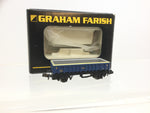 Graham Farish 373-875A N Gauge EWS Blue MFA Open Box Wagon 391146