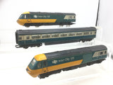 Hornby OO Gauge 3 Car HST Intercity 125 Blue/Yellow (NEEDS ATTN)
